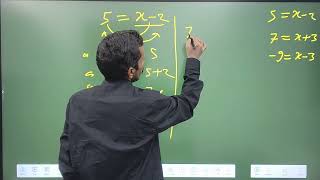 Solving linear equation when variable is present on RHS , basic math by sunil sir
