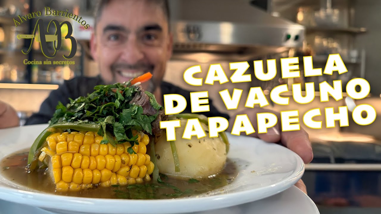CAZUELA DE VACUNO CHILENA con Tapapecho. La Cazuela Perfecta!