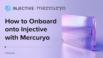 Injective Integrates Mercury: Another Fiat On-Ramp for Seamless INJ Access