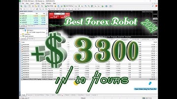 Best Forex Robot 2024 +$3300 IN 10 HOURS - Live Robot trading scalping