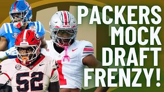Green Bay Packers 2026 Mock Draft FRENZY!!!