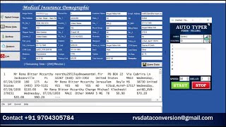 MI demographic data entry auto typer | form filling auto typing software screenshot 2