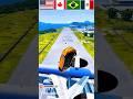 Car Lands On A Plane Wing! Can It Score The Impossible Goal? 😱🚗✈️ #shorts