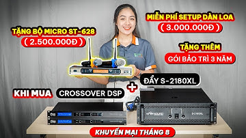 Siêu KHUYẾN MÃI Tháng 8: Mua bộ đôi CỤC ĐẨY + CROSSOVER Tặng MICRO Cùng Nhiều Phần Quà Hấp Dẫn