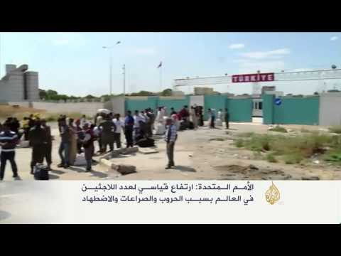 ستون مليون نازح ولاجئ في العالم في 2014