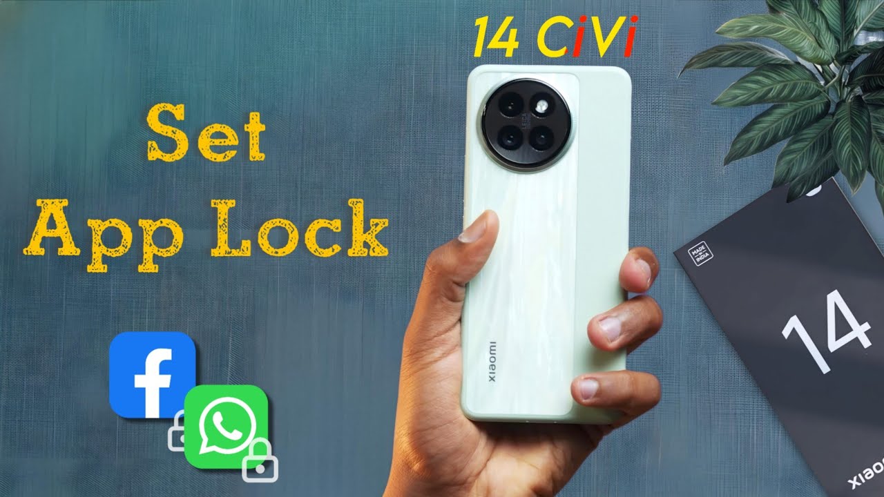 Xiaomi 14 CiVi App & Game Lock | How to Lock App in Xiaomi 14 Civi