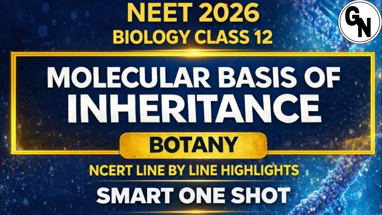Molecular Basis of Inheritance – NCERT Line by Line Highlights | Class 12 | NEET 2026 |
