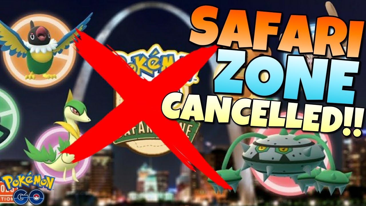 Pokémon GO ST. LOUIS SAFARI ZONE CANCELED!! What this means for Future Events... - YouTube