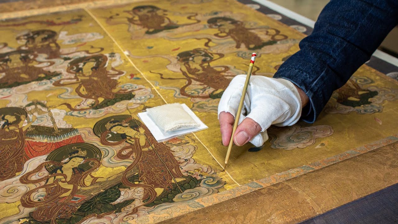 Inside SAM's Asian Painting Conservation Studio