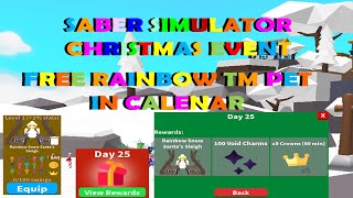 Saber Simulator Christmas Day Present OP PET AND STATS FOR FREE