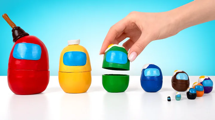 10 Clay Matryoshka Dolls