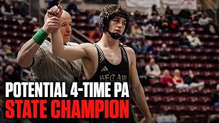 Keanu Dillard's First Round Match At 2026 PIAA States!