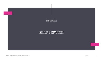 TRIZ Inventive Principle 25 Self service