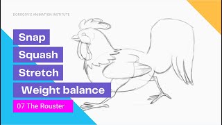 Lesson 07 How to start animate? How to animate a rooster?