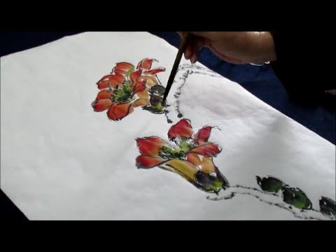 Chinese Brush Painting Instruction Lesson Chinese Brush Painting Instruction Lesson