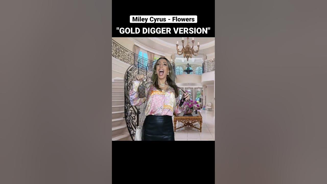 Miley Cyrus - Flowers (PARODY)    #golddigger#mileycyrus#parody#flowers#shorts#shortvideo