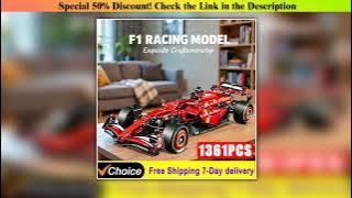 Editor’s Choice Technical 1361PCS 42207 SF-24 F1 Race Car Building Set 1:8 Scale Sport Car Collecti