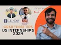 Listen from people who got internships in 2024