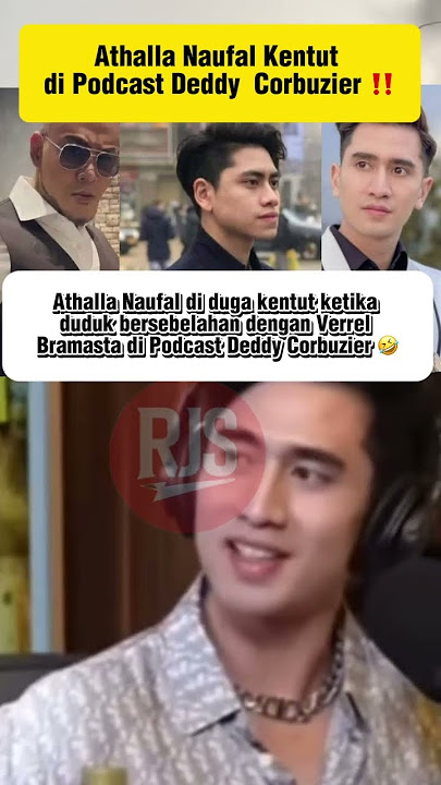 #athallanaufal kentut di #podcast #deddycorbuzier kakaknya #verrelbramasta udah mencium aromanya