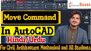 AutoCAD || Move Command in  AutoCAD  in Hindi/Urdu || Move Command||Short-key( M)