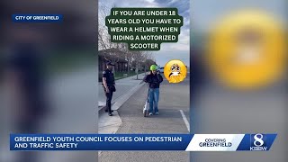Greenfield Youth Council promotes pedestrian and traffic safety with videos and school surveys