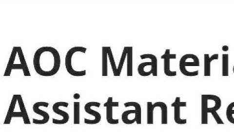 AOC MATERIAL ASSISTANT RESULT 2023 RELEASED THIS DATE, HOW TO CHECK, CUTOFF