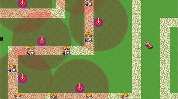 My first working build of tower defence game in C# and XNA Version 1.0