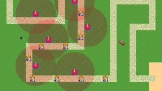 My first working build of tower defence game in C# and XNA Version 1.0