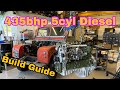 Om605 om606 engine rebuild for big bhp part 2 1957 series 1 forged rods 85mm injector pump