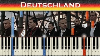 Rammstein - Deutschland - Outro (Sonne) | Piano tutorial screenshot 3