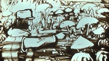 xúc động clip tranh cát bão lụt miền trung - nghệ sĩ Lê phong Giao