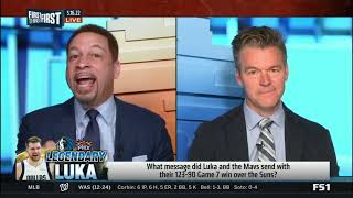 Mavericks humiliate \& eliminate Suns with 123 90 win in Game 7   Chris Broussard reacts