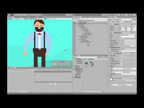 2D animation Rigging in unity