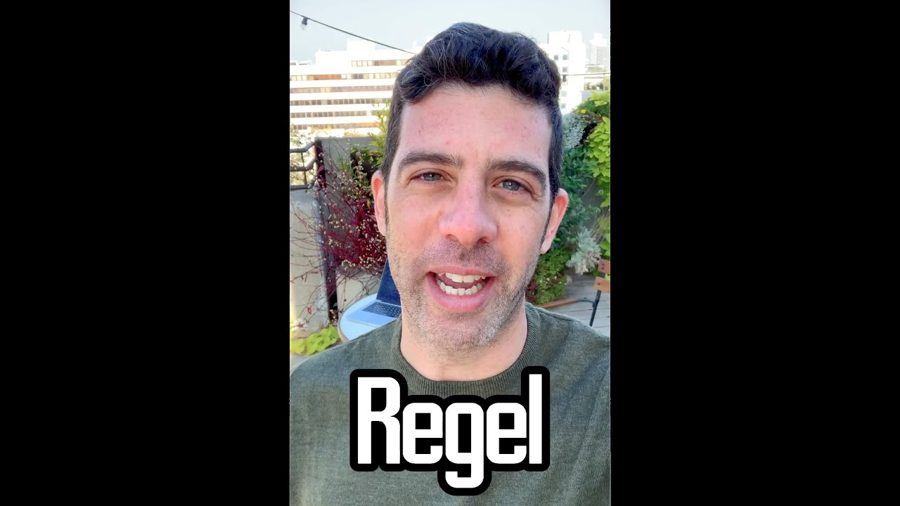 "REGEL" // Citizen Café TLV // Learn Hebrew