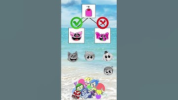 Inside Out 2 vs Smiling Critters pass the IQ test level 888 #shorts #poppyplaytime #insideout