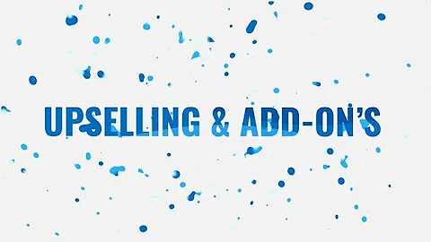 Tim's Take - Upselling and Add On's