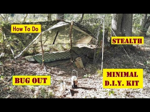 How To MINIMAL KIT LOCKDOWN BUG OUT. Stealth, Hobo Stove, D.I.Y. Rations, Config'.