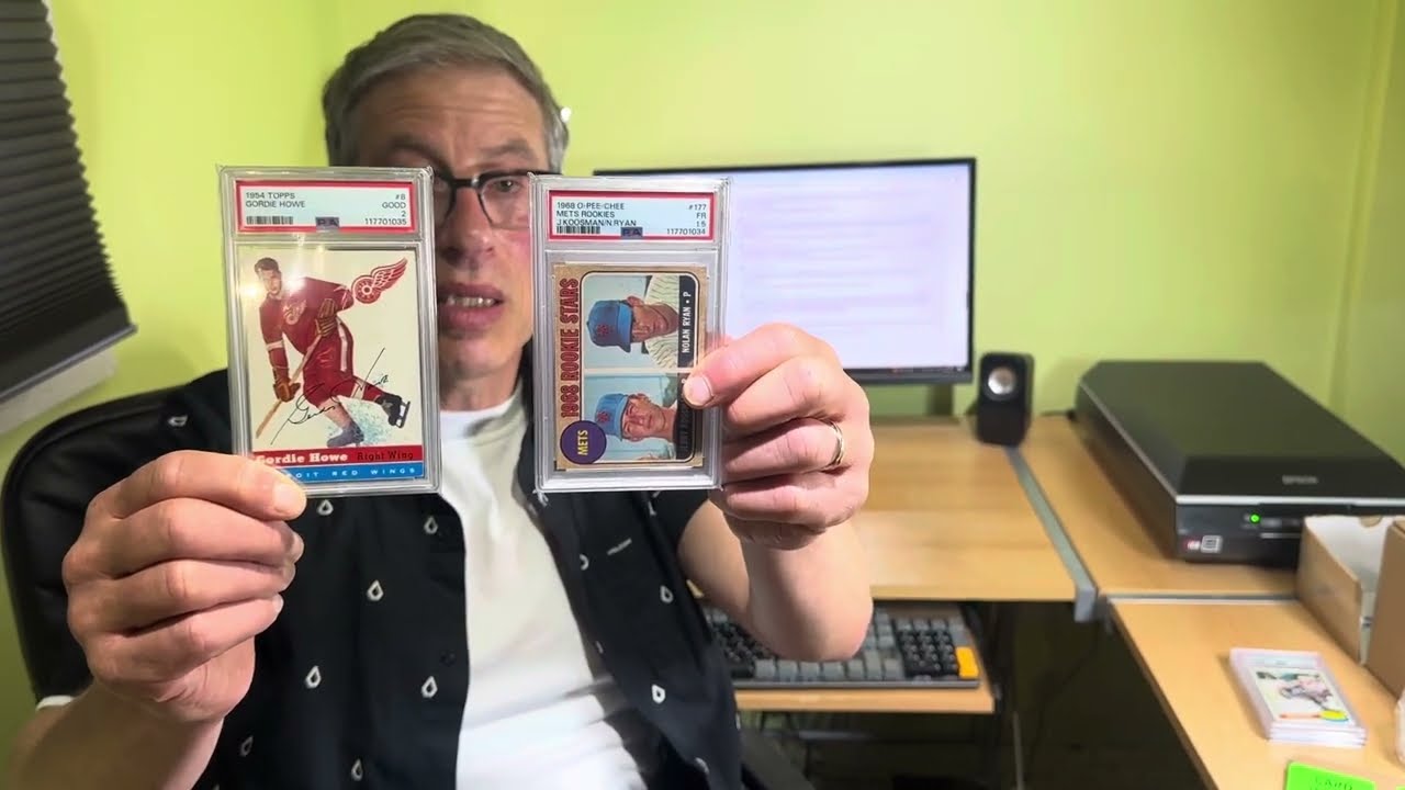 PSA Reveal inc. 1954 Topps Gordie Howe, 1968 OPC Nolan Ryan RC & 1979-80 O-Pee-Chee Wayne Gretzky RC