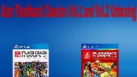Atari Flashback Classics Vol. 1 & 2 Unboxing