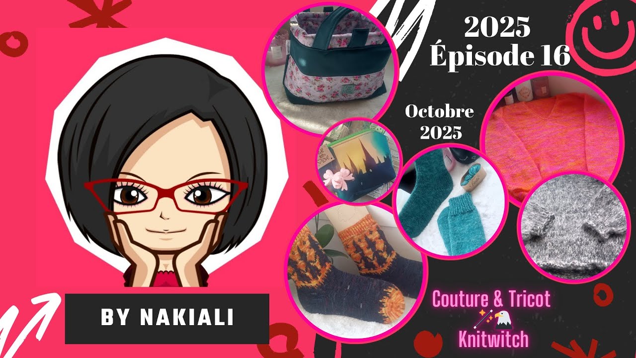 2025-16 : Couture ✂️, Tricot 🧶, Knitwitch 🧙‍♀️🪄⚡ & Swap Samhain 🎁👻🎃 (Octobre 2025)