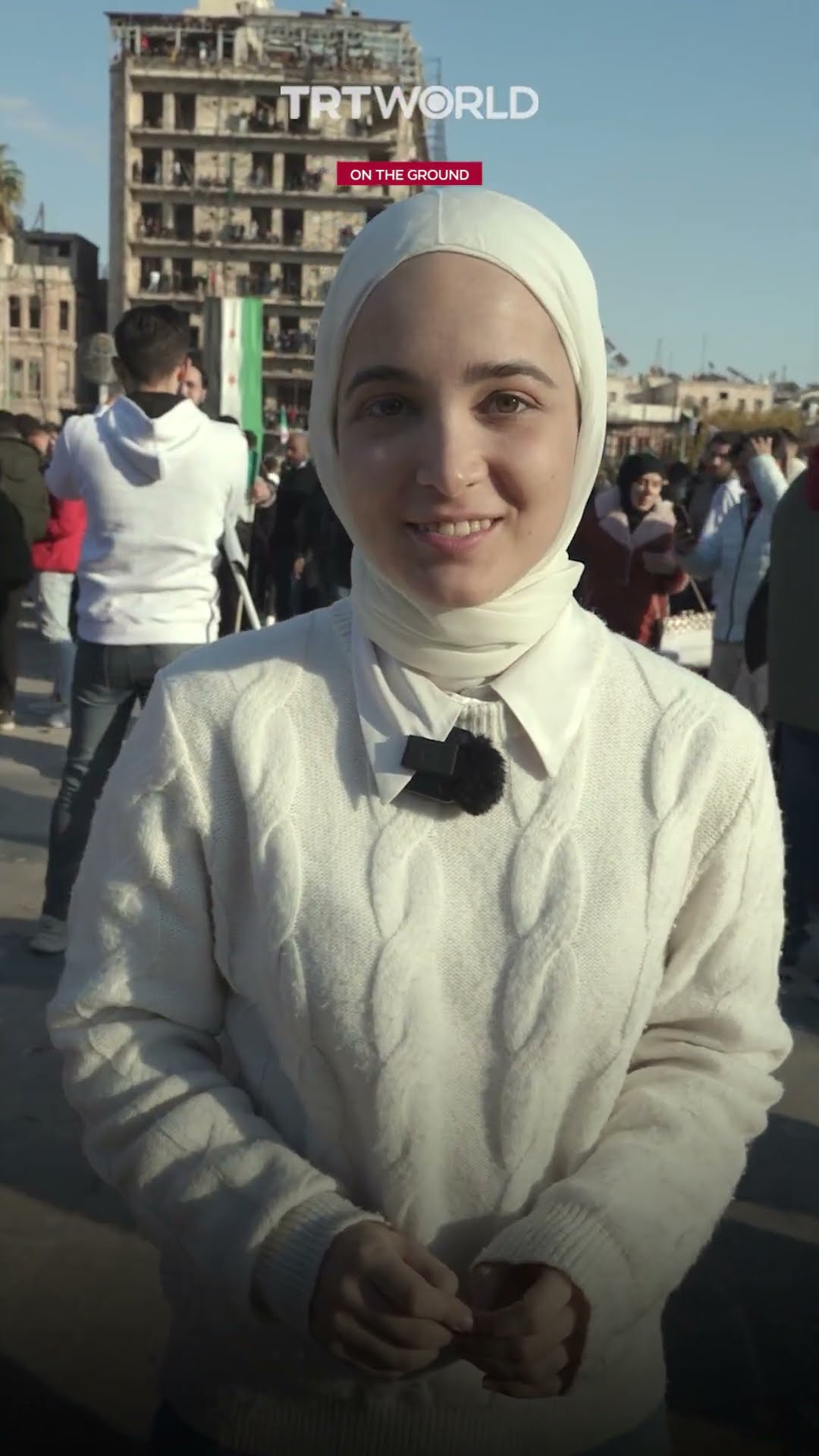 Thousands take to streets in Syria’s Aleppo to celebrate end of 61-year-Baath regime