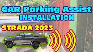 Car Parking Sensor Installation on 2023 Mitsubishi STRADA
