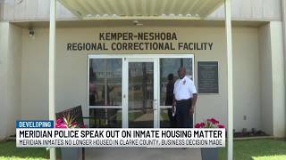 Meridian Police speak out regarding inmate housing contract