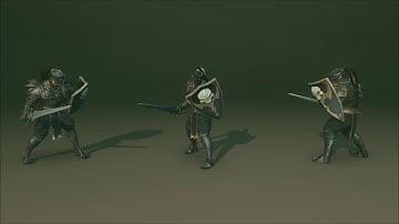 Unity Asset Store Pack - D-Knight + Animations (Download link below)
