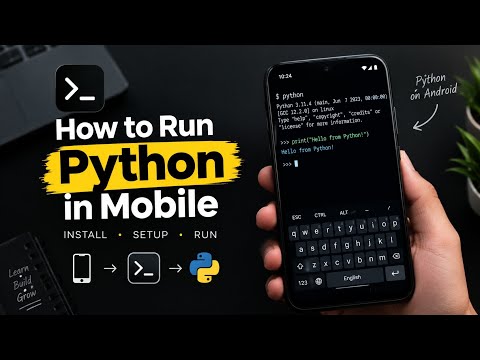 How to Run Python on Mobile 📱 | Python on Android Using Termux
