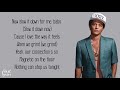 Bruno Mars Feat Cardi B - Finesse - Lyrics