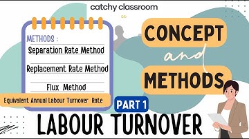 LABOUR TURNOVER IN JUST 10 MINUTES ! SEPARATION | REPLACEMENT | FLUX UGCF NEP SEM 4 BCOM H/ BCOM/ CA