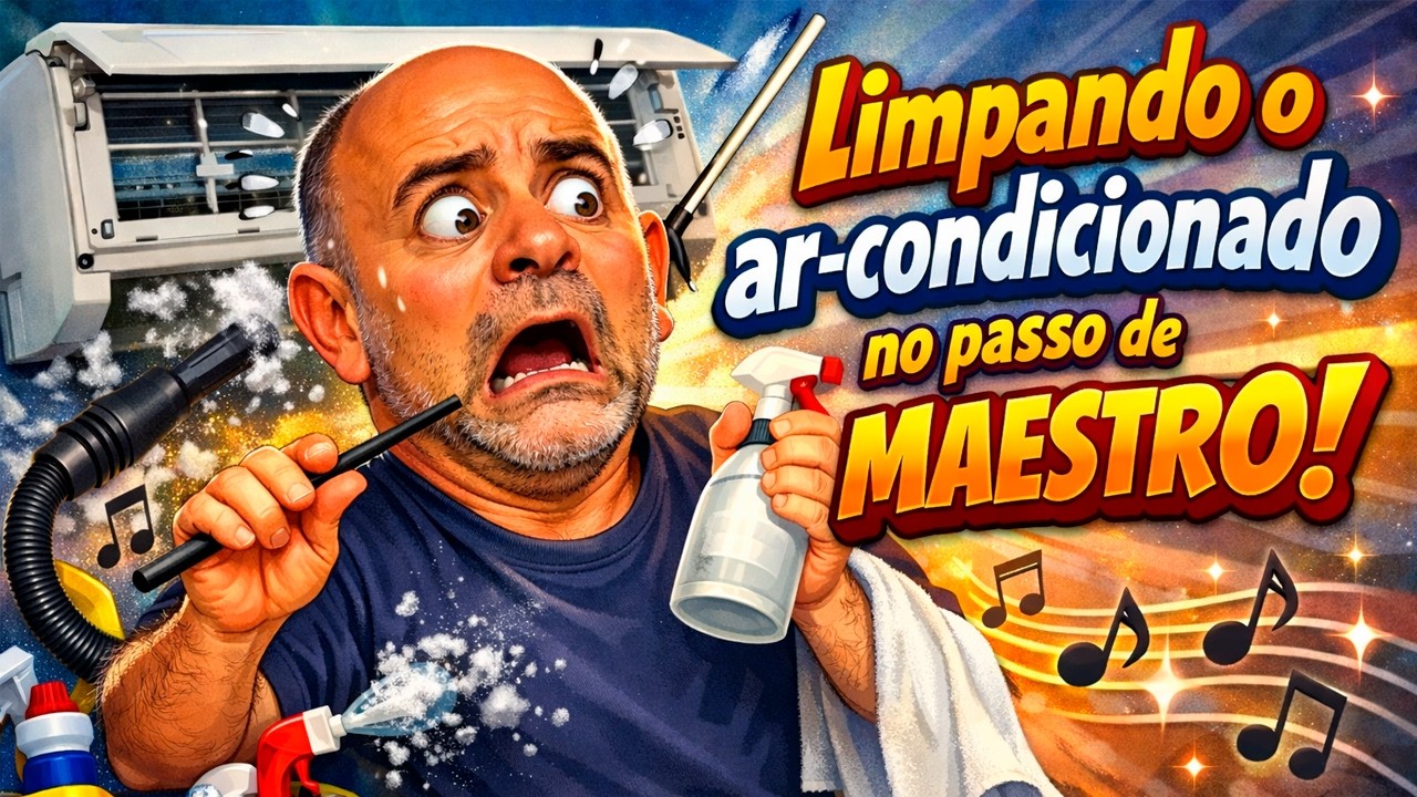 LIMPANDO O AR CONDICIONADO NO PASSINHO DO MAESTRO