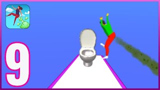 Fart Runner - Gameplay Walkthrough Part 9 - Levels 81-90 Ios, Android.