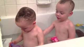 Twins Bathtime | Part One | Feb 2012